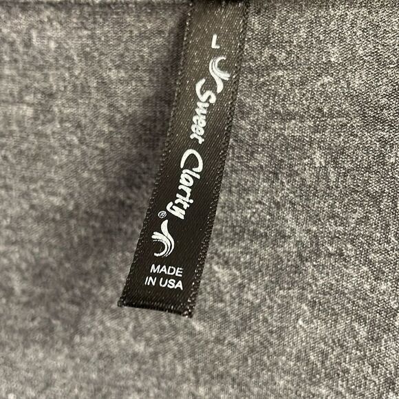 Sweet Clarity Ladies Long Bell Sleeves Top, Size Large, Grayish Black - Picture 5 of 8